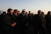 ببینید | افتتاح پنج پروژه راهسازی اداره کل راه و شهرسازی خوزستان در مسیرهای منتهی به مرز چزابه