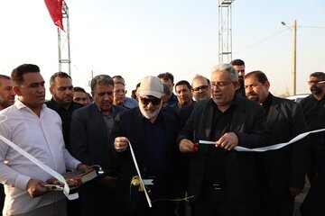 ببینید | افتتاح پنج پروژه راهسازی اداره کل راه و شهرسازی خوزستان در مسیرهای منتهی به مرز چزابه