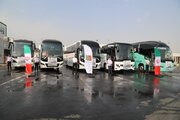 ببینید|بهره‌برداری از ۷ دستگاه اتوبوس در ناوگان حمل و نقل استان البرز همزمان با آغاز طرح جابجایی زائران اربعین حسینی در پایانه مسافربری شهید کلانتری کرج