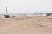 عملیات آماده سازی سایت 205 هکتاری نهضت ملی مسکن سمنان