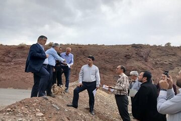 بازدید از محور دلیجان_نراق با حضور مدیر کل راه و شهرسازی استان مرکزی و استاندار