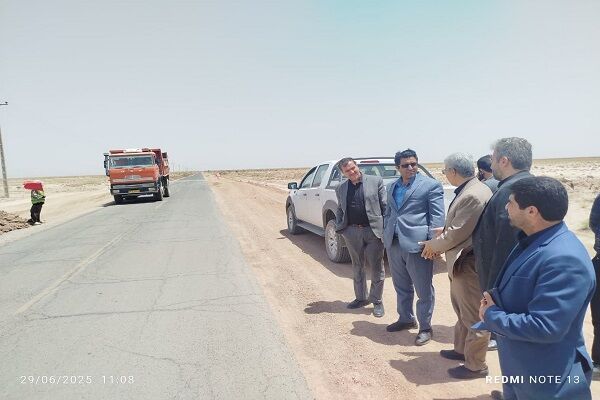 آغاز عملیات تعریض محور روستایی جلال‌آباد – رحمانیه در شهرستان بردسکن خراسان رضوی