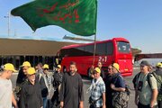 ببینید|اعزام کاروان های زیارتی اربعین حسینی از استان البرز به پایانه مرزی مهران