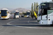 ببینید|اعزام کاروان های زیارتی اربعین حسینی از استان البرز به پایانه مرزی مهران