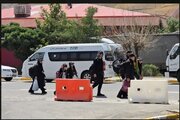 گزارش تصویری //تمرچین_تا_کربلا تردد زائرین اربعین حسینی علیه‌السلام از پایانه مرزی تمرچین