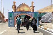 گزارش تصویری //تمرچین_تا_کربلا تردد زائرین اربعین حسینی علیه‌السلام از پایانه مرزی تمرچین
