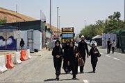گزارش تصویری //تمرچین_تا_کربلا تردد زائرین اربعین حسینی علیه‌السلام از پایانه مرزی تمرچین