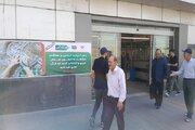 ببینید|نصب بنر های اطلاع رسانی زائران اربعین حسینی در پایانه مسافربری شهید کلانتری کرج