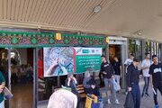 ببینید|نصب بنر های اطلاع رسانی زائران اربعین حسینی در پایانه مسافربری شهید کلانتری کرج
