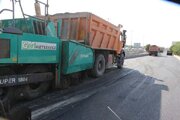 ببینید|آغاز عملیات آسفالت پروژه تعریض آزادراه کرج – قزوین در محدوده یادگار امام تا ورودی پل استاندارد