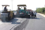 ببینید|آغاز عملیات آسفالت پروژه تعریض آزادراه کرج – قزوین در محدوده یادگار امام تا ورودی پل استاندارد