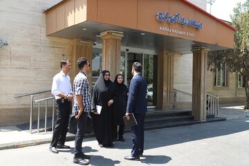 بازدید مشترک نظارتی از پایانه شهید کلانتری و ایستگاه راه‌آهن کرج در آستانه اربعین حسینی