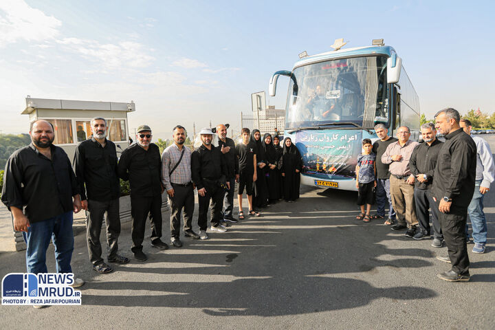 اعزام کاروان اربعین ستاد وزارت راه و شهرسازی به کربلا