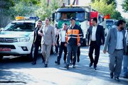 آیین بدرقه کاروان راهداری فارس به مرز مهران