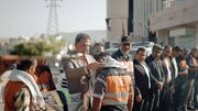 آیین بدرقه کاروان راهداری فارس به مرز مهران