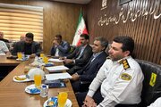 ببینید|سومین جلسه هم اندیشی کمیته حمل و نقل و سوخت اربعین حسینی در پایانه مسافربری شهید کلانتری کرج