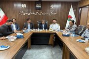 ببینید|سومین جلسه هم اندیشی کمیته حمل و نقل و سوخت اربعین حسینی در پایانه مسافربری شهید کلانتری کرج