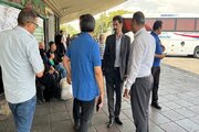 ببینید|بازدید مهندس قدمی معاون حمل و نقل اداره کل از پایانه مسافربری شهید کلانتری و نظارت بر روند خدمات رسانی به زائران اربعین حسینی