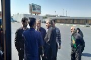 ببینید|بازدید نماینده بازرسی استانداری البرز بهمراه مهندس قدمی معاون حمل و نقل از روند خدمات رسانی به زائران اربعین حسینی در پایانه مسافربری شهید کلانتری