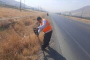 اجرای عملیات راهداری محوری و امداد رسانی راهداران سقز به زائران اربعین در محورهای شهرستان