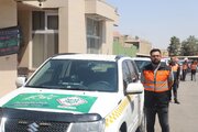 ببینید | آیین بدرقه خادمین حمل‌ونقل زوار اربعین استان اصفهان