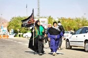 گزارش تصویری //تردد زوار اباعبدالله‌الحسین علیه‌السلام از پایانه مرزی تمرچین تا اربیل اقلیم کردستان عراق