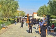 گزارش تصویری //تردد زوار اباعبدالله‌الحسین علیه‌السلام از پایانه مرزی تمرچین تا اربیل اقلیم کردستان عراق