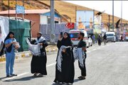 گزارش تصویری //تردد زوار اباعبدالله‌الحسین علیه‌السلام از پایانه مرزی تمرچین تا اربیل اقلیم کردستان عراق