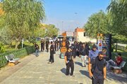 گزارش تصویری //تردد زوار اباعبدالله‌الحسین علیه‌السلام از پایانه مرزی تمرچین تا اربیل اقلیم کردستان عراق