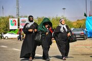 گزارش تصویری //تردد زوار اباعبدالله‌الحسین علیه‌السلام از پایانه مرزی تمرچین تا اربیل اقلیم کردستان عراق