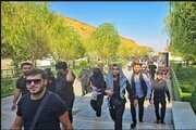 گزارش تصویری //تردد زوار اباعبدالله‌الحسین علیه‌السلام از پایانه مرزی تمرچین تا اربیل اقلیم کردستان عراق