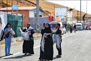 گزارش تصویری //تردد زوار اباعبدالله‌الحسین علیه‌السلام از پایانه مرزی تمرچین تا اربیل اقلیم کردستان عراق