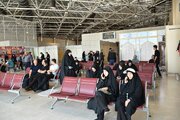 اعزام نخستین پرواز زائران اربعین از فرودگاه سمنان