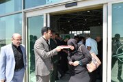اعزام نخستین پرواز زائران اربعین از فرودگاه سمنان