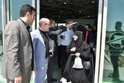 اعزام نخستین پرواز زائران اربعین از فرودگاه سمنان
