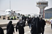 اعزام نخستین پرواز زائران اربعین از فرودگاه سمنان