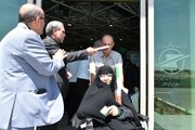 اعزام نخستین پرواز زائران اربعین از فرودگاه سمنان