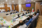 نشست مشترک دکتر بروجردی نماینده مردم در مجلس شورای اسلامی و مهندس میرزایی مدیرکل راه و شهرسازی لارستان با فرمانداران شهرستان لارستان ، خنج ، گراش ، اوز و جویم