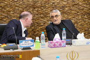 نشست مشترک دکتر بروجردی نماینده مردم در مجلس شورای اسلامی و مهندس میرزایی مدیرکل راه و شهرسازی لارستان با فرمانداران شهرستان لارستان ، خنج ، گراش ، اوز و جویم