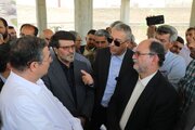 بازدید استاندار آذربایجان‌غربی به همراه مدیرکل و رییس شورای هماهنگی راه و شهرسازی استان از پروژه بیمارستان ۳۵۰ تختخوابی میاندوآب