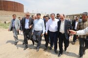 بازدید استاندار آذربایجان‌غربی به همراه مدیرکل و رییس شورای هماهنگی راه و شهرسازی استان از پروژه بیمارستان ۳۵۰ تختخوابی میاندوآب