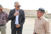بازدید مدیرکل و رییس شورای هماهنگی راه و شهرسازی آذربایجان‌غربی از طرح‌های راهسازی منتهی به شهرستان میاندوآب