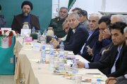 حضور مدیرکل و رئیس شورای هماهنگی راه و شهرسازی آذربایجان‌غربی در جلسه شورای اداری شهرستان باروق و چهاربرج