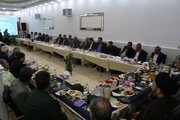 حضور مدیرکل و رئیس شورای هماهنگی راه و شهرسازی آذربایجانغربی در جلسه شورای اداری شهرستان باروق و چهاربرج