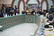 ببینید | حضور وزیر راه و شهرسازی در مرکز مانیتورینگ پایانه کنترل فرماندهی انتظامی مرز چذابه