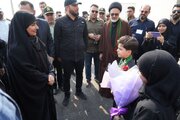 ببینید | حضور وزیر راه و شهرسازی در مرکز مانیتورینگ پایانه کنترل فرماندهی انتظامی مرز چذابه