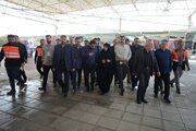 ببینید | بازدید وزیر راه و شهرسازی از پایانه مرزی چذابه و خدمت رسانی به زائران اربعین