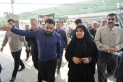 ببینید | بازدید وزیر راه و شهرسازی از پایانه مرزی چذابه و خدمت رسانی به زائران اربعین
