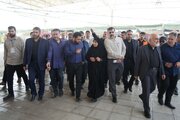 ببینید | بازدید وزیر راه و شهرسازی از پایانه مرزی چذابه و خدمت رسانی به زائران اربعین