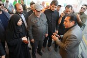 ببینید | بازدید وزیر راه و شهرسازی از ایستگاه راه آهن شلمچه و طی مسیر به سمت خرمشهر